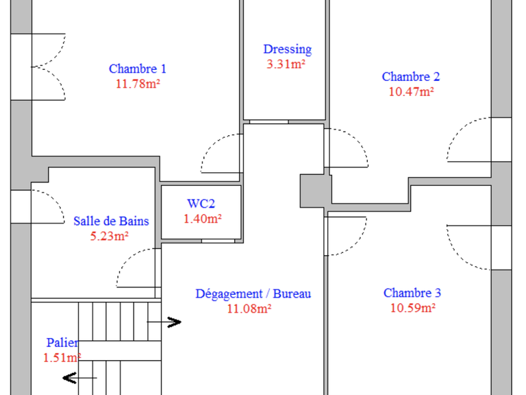 Maison Aix-les-Bains - 3 chambres - 108m²