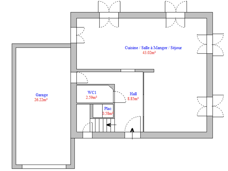 Maison Aix-les-Bains - 3 chambres - 108m²