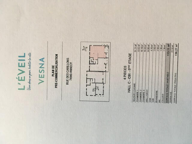 Vente Appartement Annecy - 3 chambres