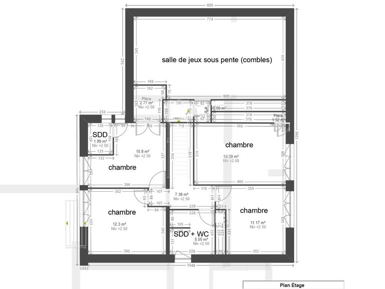 Villa Barbières - 5 chambres - 221m²