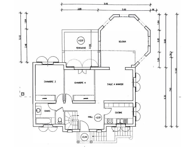 Villa Cagnes-sur-Mer - 4 chambres - 180m²