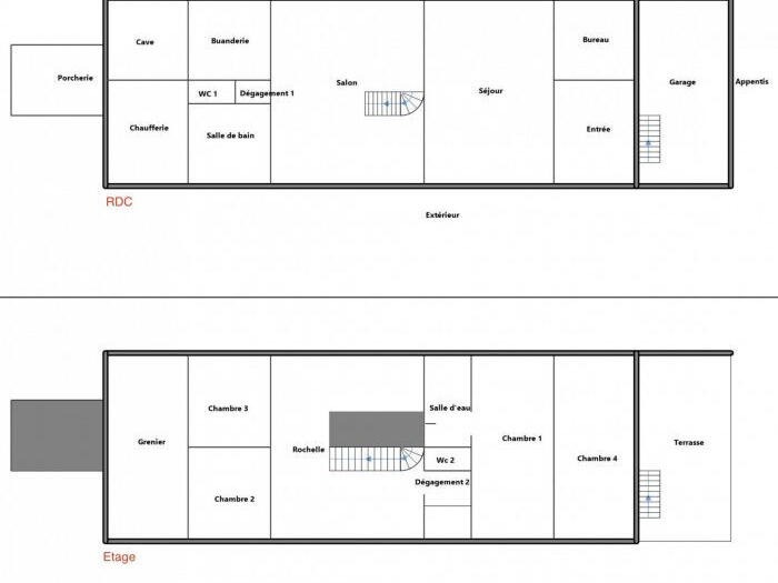 Maison Carbonne - 4 chambres - 231m²