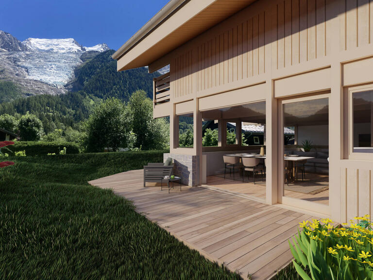 Maison Chamonix-Mont-Blanc - 4 chambres - 128m²