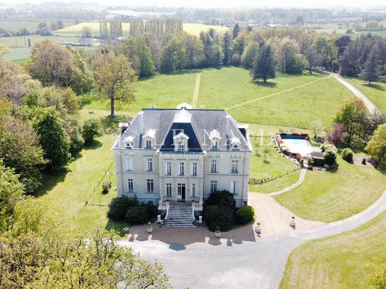 Castle Châteauneuf-sur-Sarthe - 17 bedrooms - 1000m²