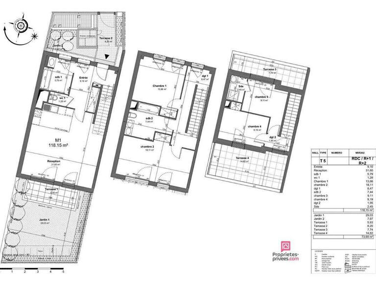 Maison Châtillon - 4 chambres