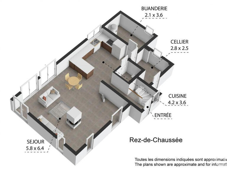 Vente Chalet Essert-Romand - 4 chambres