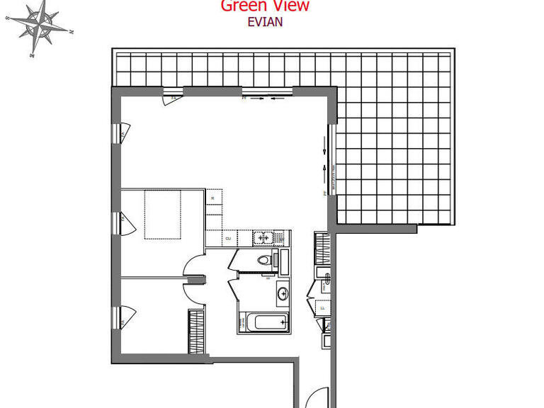 Vente Appartement Évian-les-Bains - 2 chambres