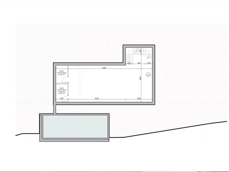 Terrain avec Vue mer Èze - 1101m²