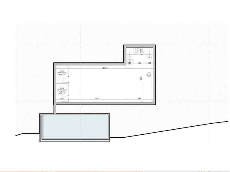 Land Èze - 1101m²