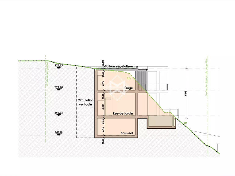 Terrain Èze - 1101m²