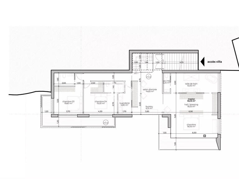 Terrain Èze - 1101m²