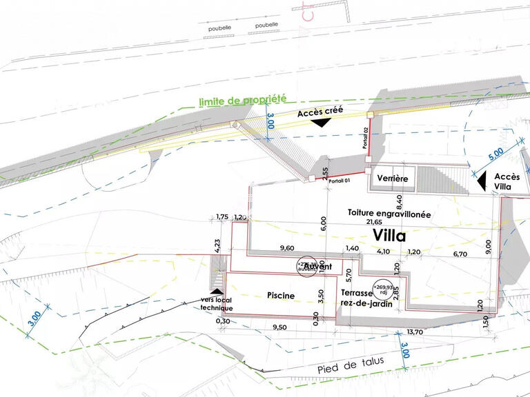 Terrain Èze - 1101m²