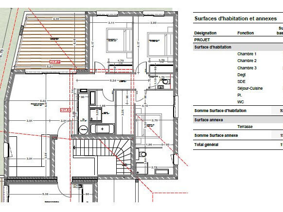 Appartement Grosseto-Prugna - 3 chambres - 93m²