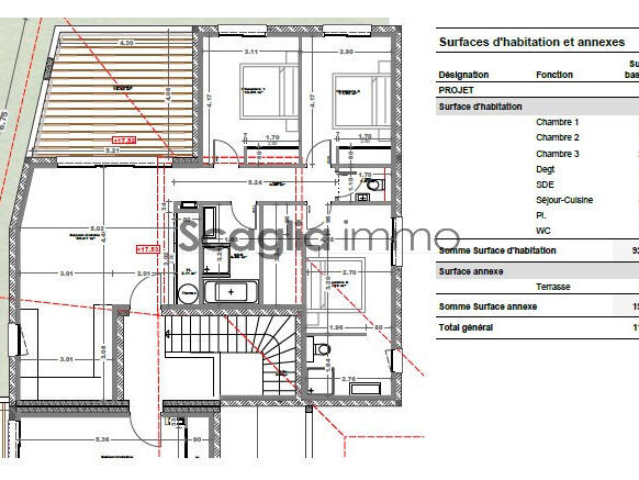 Apartment Grosseto-Prugna - 3 bedrooms - 93m²