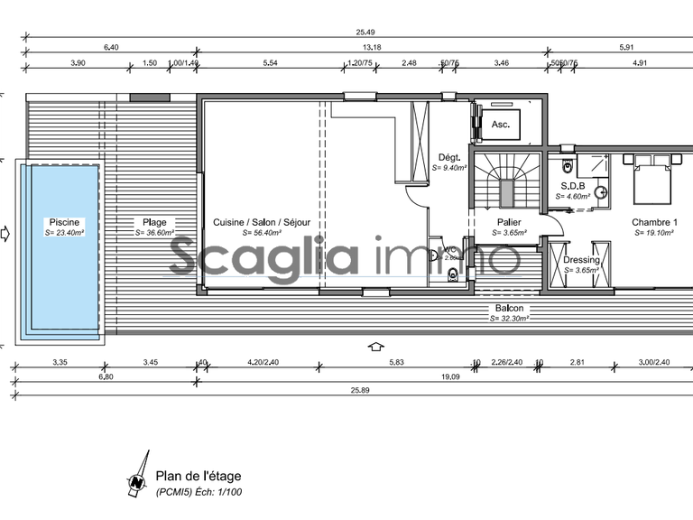 Villa Grosseto-Prugna - 5 chambres - 280m²