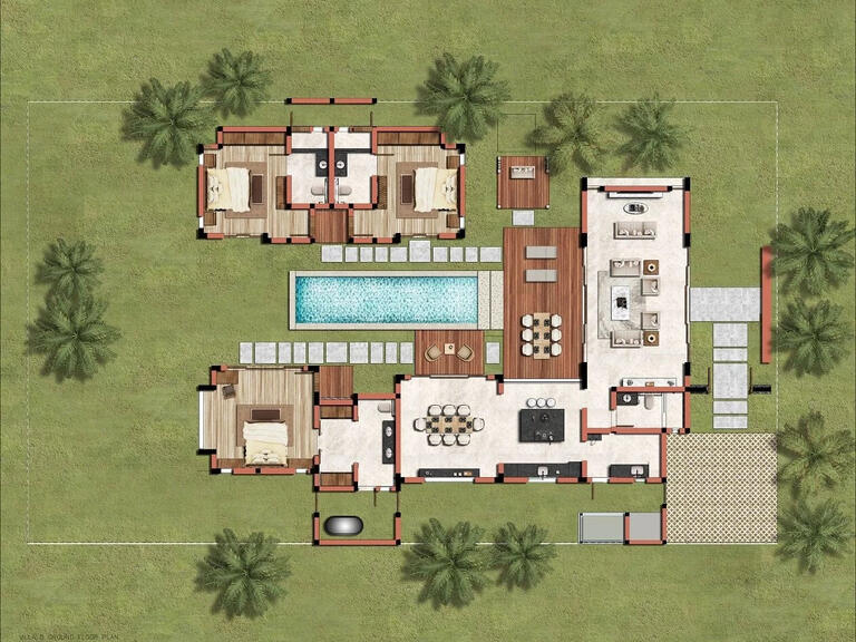 Villa Mauritius - 3 bedrooms - 288m²