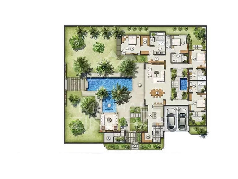 Villa Mauritius - 4 bedrooms - 414m²