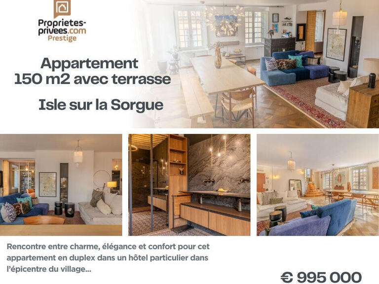 Apartment L'Isle-sur-la-Sorgue - 4 bedrooms