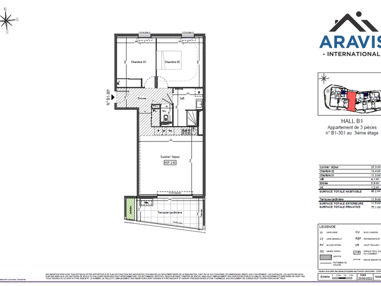 Vente Appartement La Grande-Motte - 2 chambres