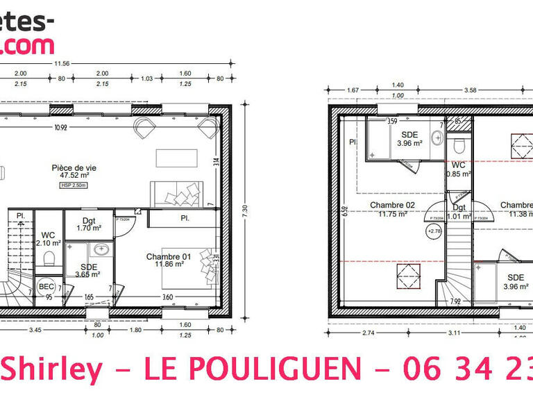 Maison Le Pouliguen - 3 chambres