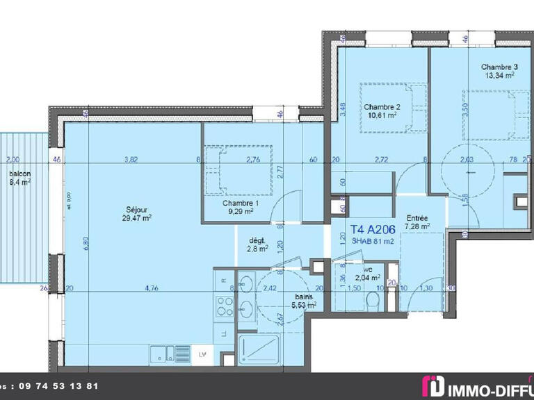 Apartment les deux-alpes - 80m²