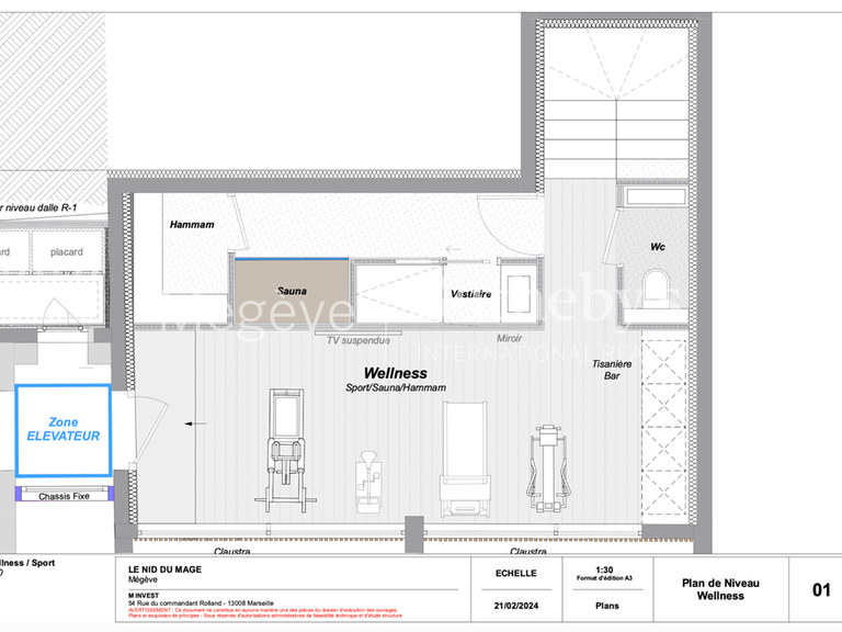 Apartment Megève - 3 bedrooms - 113m²