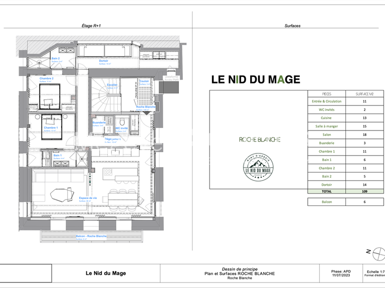 Apartment Megève - 3 bedrooms - 109m²