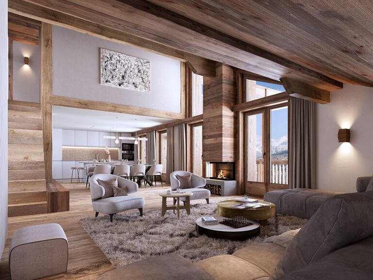 Apartment Megève - 4 bedrooms - 139m²