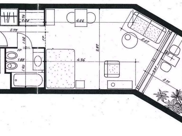 Appartement Monaco - 25m²