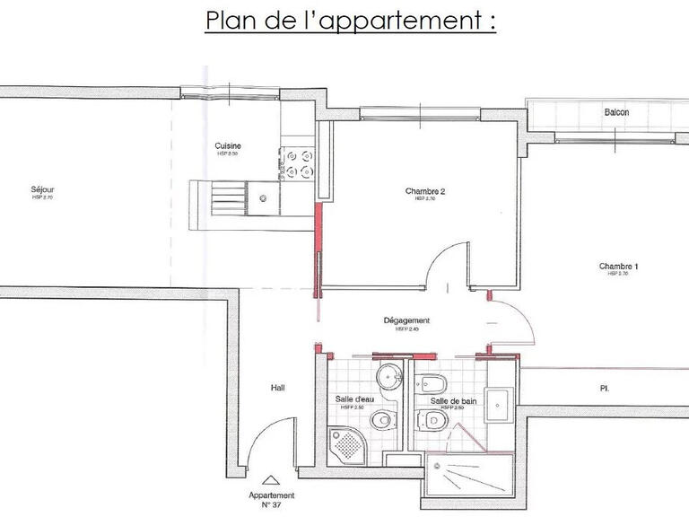 Apartment Monaco - 2 bedrooms - 71m²