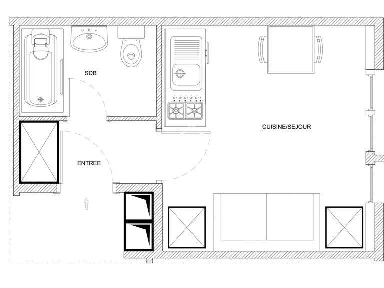 Appartement Monaco - 25m²