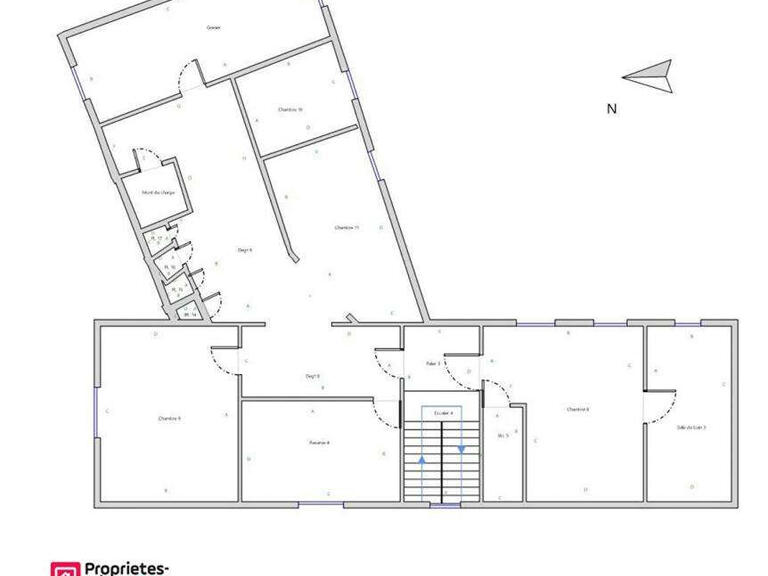 Propriété Mondicourt - 8 chambres