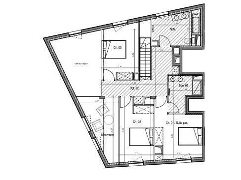 Appartement Montpellier - 3 chambres - 143m²