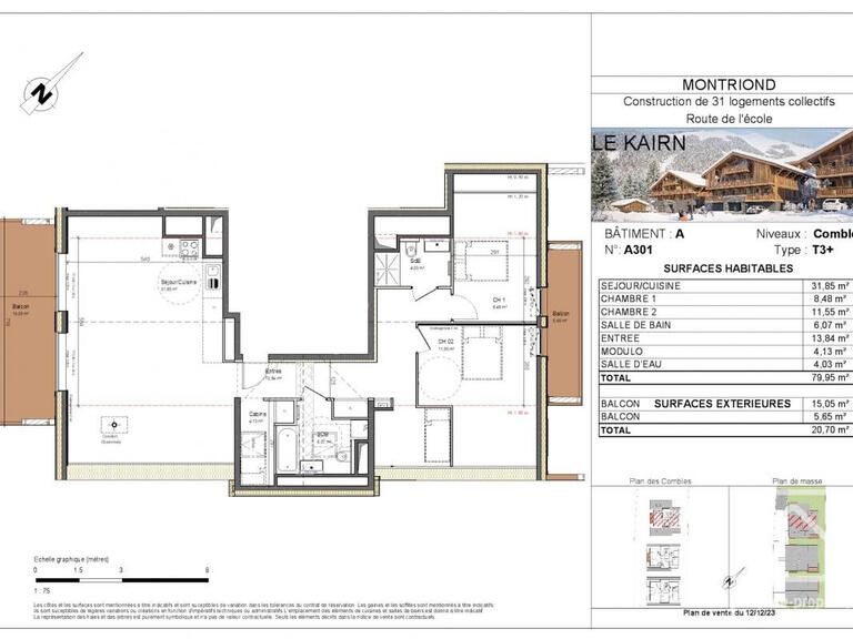 Vente Appartement Montriond - 3 chambres