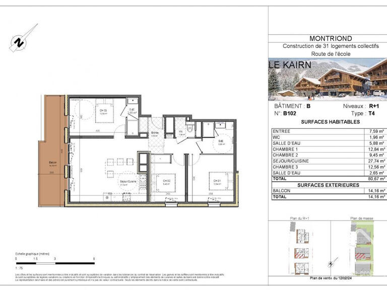 Vente Appartement Montriond - 3 chambres