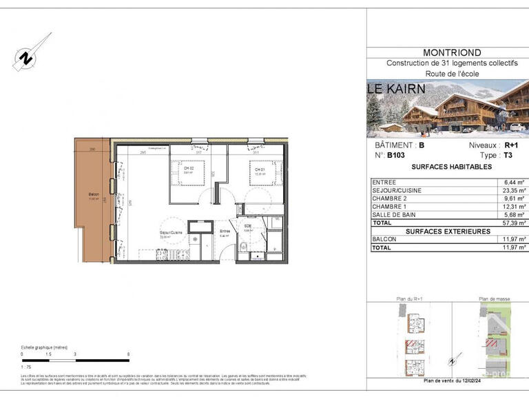 Vente Appartement Montriond - 2 chambres