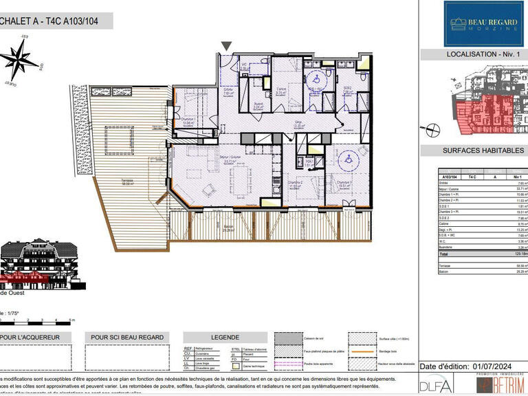 Apartment Morzine - 3 bedrooms - 130m²