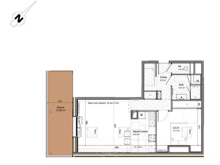 Apartment Morzine - 1 bedroom - 52m²