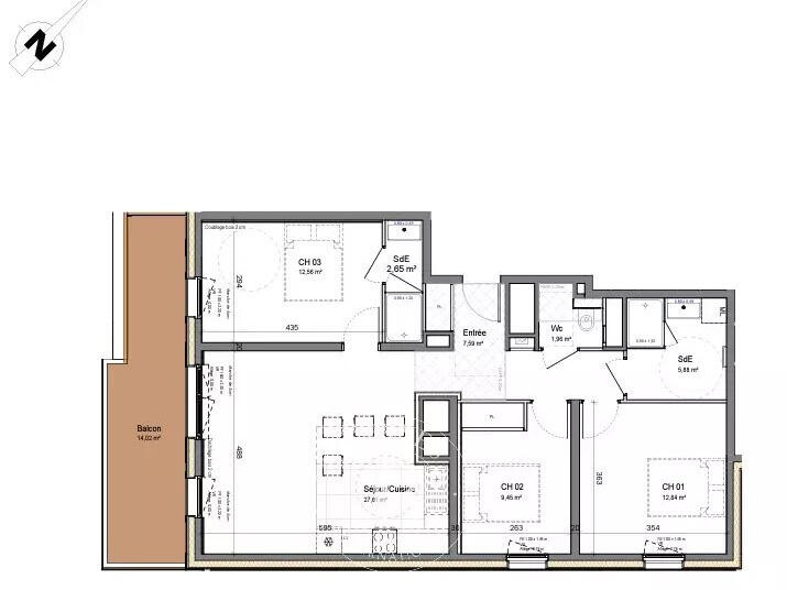 Apartment Morzine - 3 bedrooms - 80m²