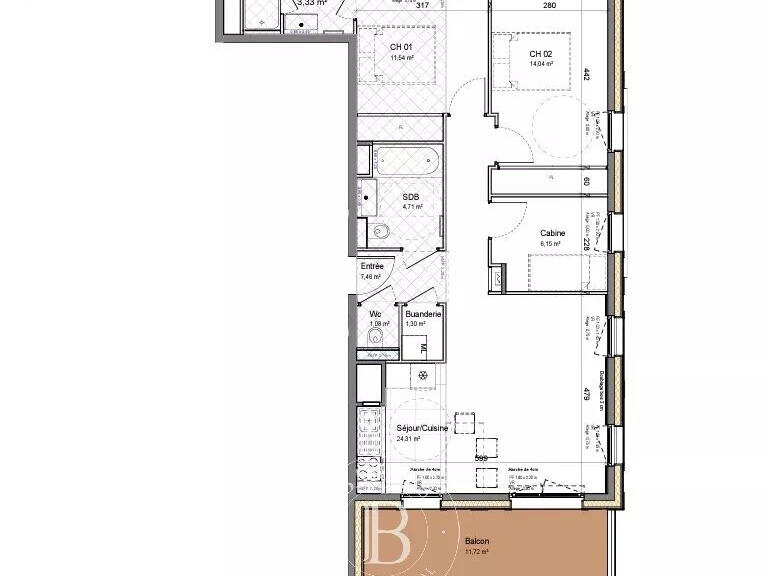 Apartment Morzine - 2 bedrooms - 73m²