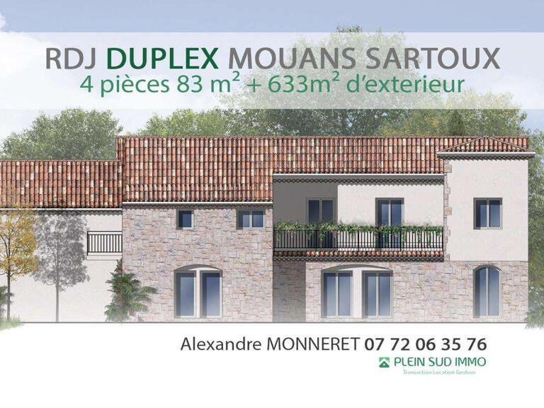 Appartement Mouans-Sartoux - 3 chambres