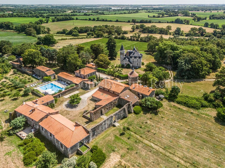 Castle Moutiers-sur-le-Lay - 16 bedrooms - 840m²