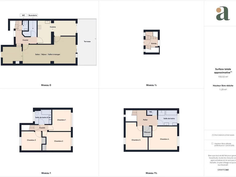 Maison Nantes - 5 chambres - 147m²