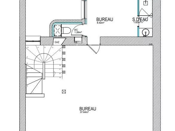 Appartement Paris 3e - 2 chambres - 99m²