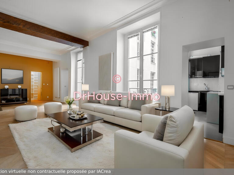 Appartement Paris 3e - 2 chambres - 77m²