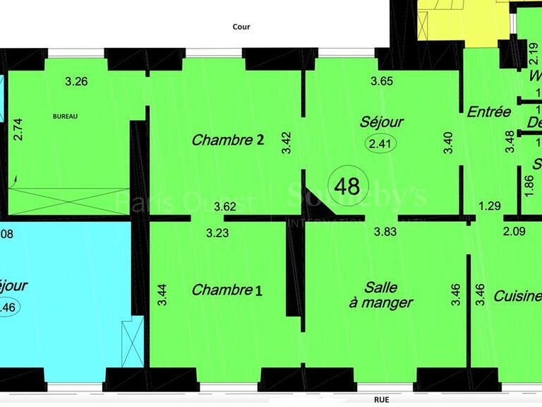 Sale Apartment Paris 6e - 3 bedrooms