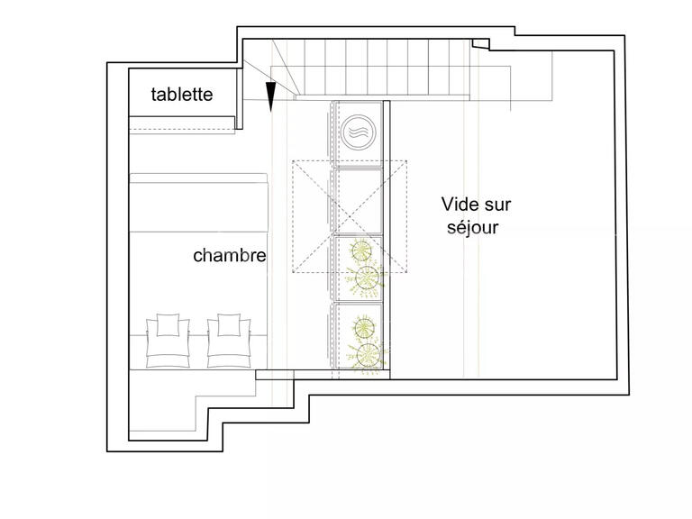 Appartement Paris 6e - 20m²