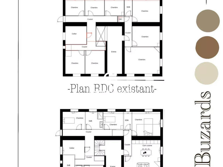 Maison Pornic - 10 chambres