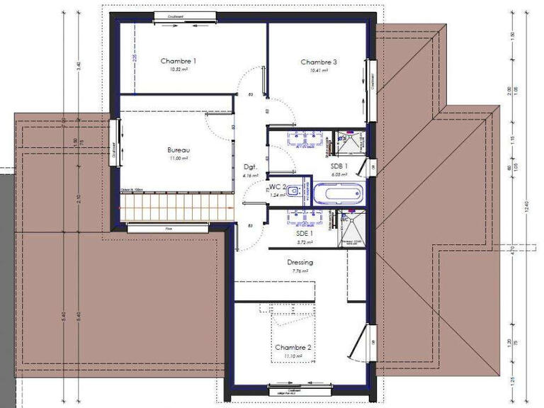 Maison Pornic - 4 chambres