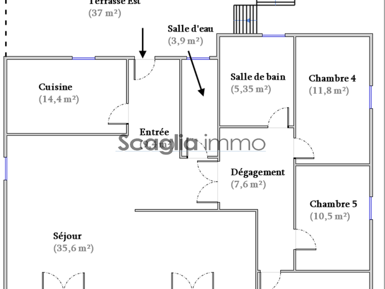 Maison Porticcio - 6 chambres - 247m²